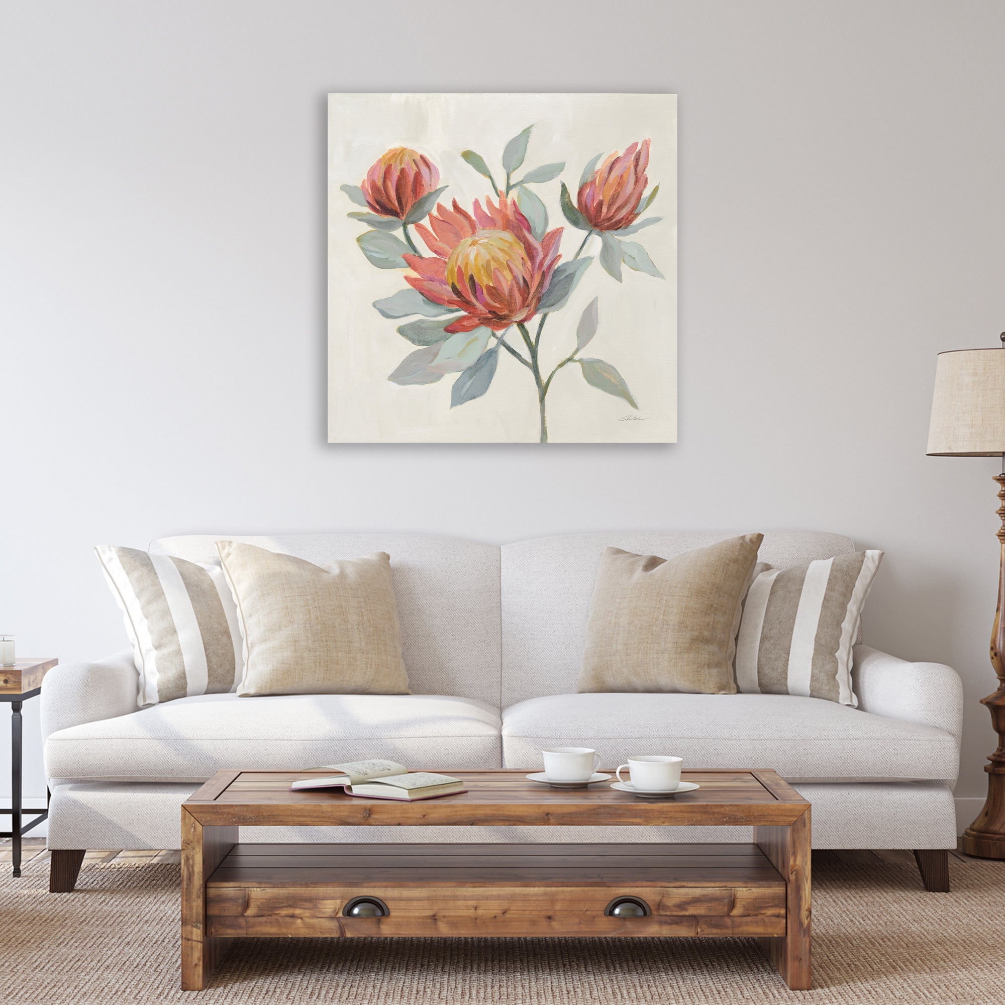 Field Bloom II - Gallery-Wrapped Canvas Wall Art