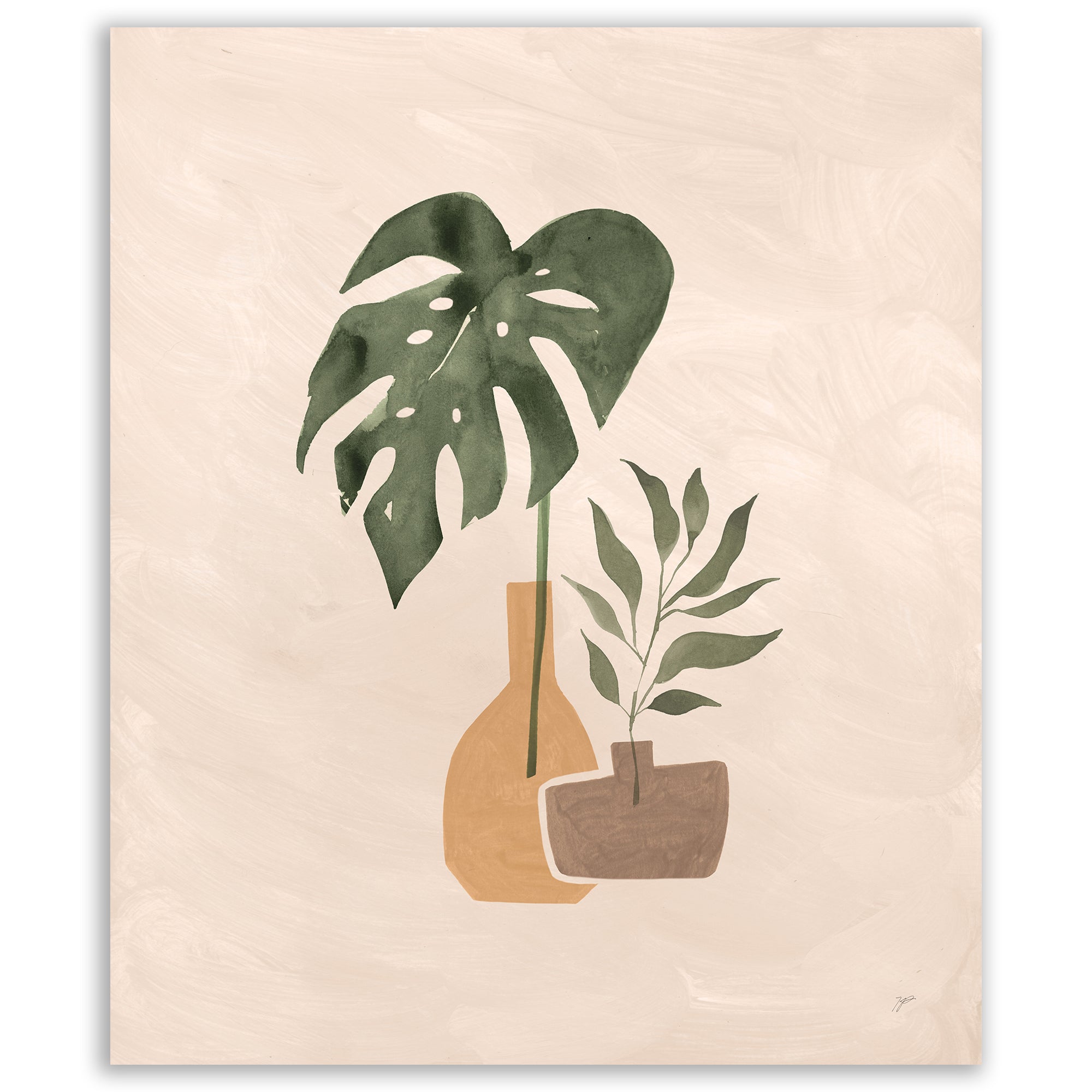 Boho Vessels II - Gallery-Wrapped Canvas Wall Art