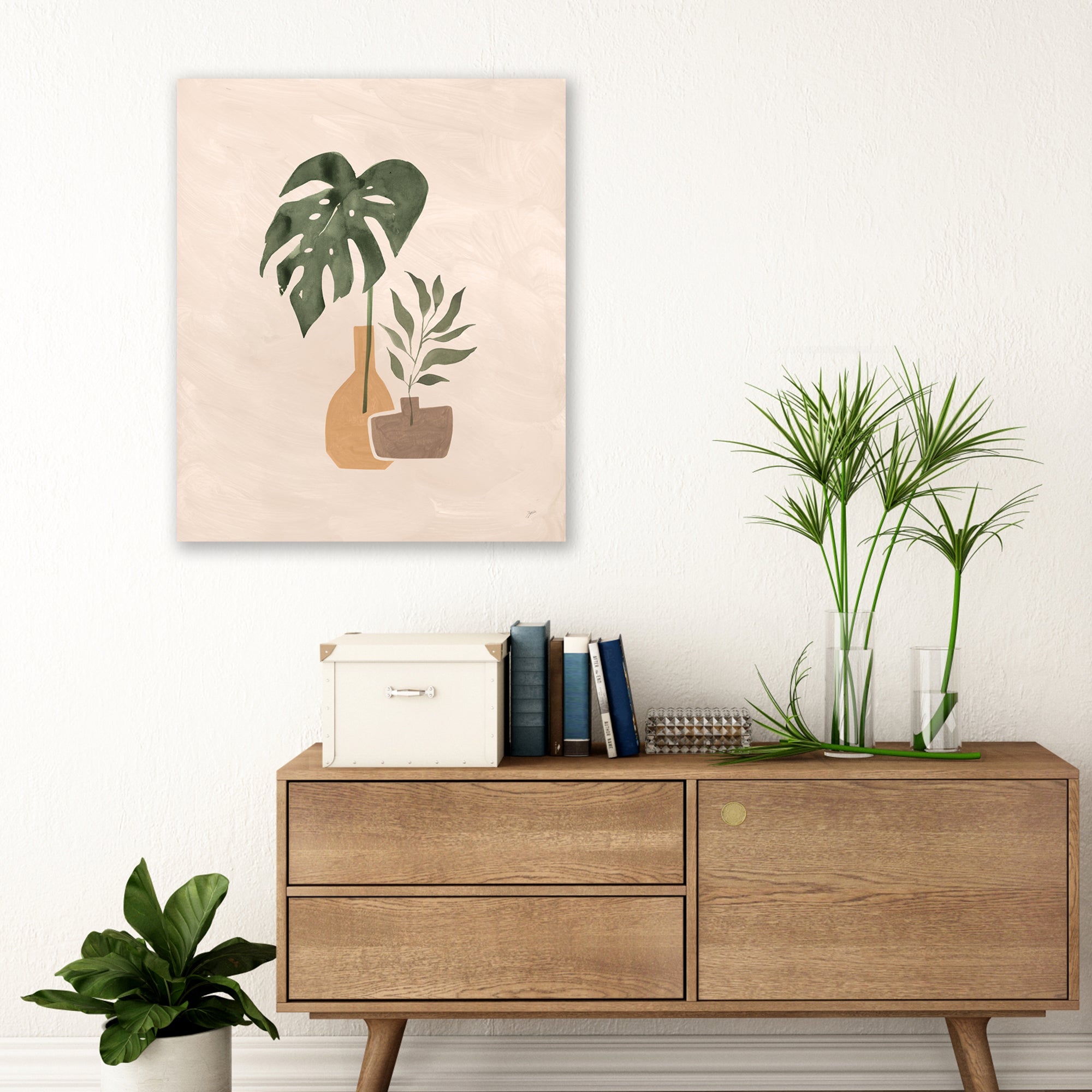 Boho Vessels II - Gallery-Wrapped Canvas Wall Art