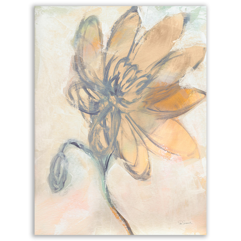 Flower Loops I - Gallery-Wrapped Canvas Wall Art