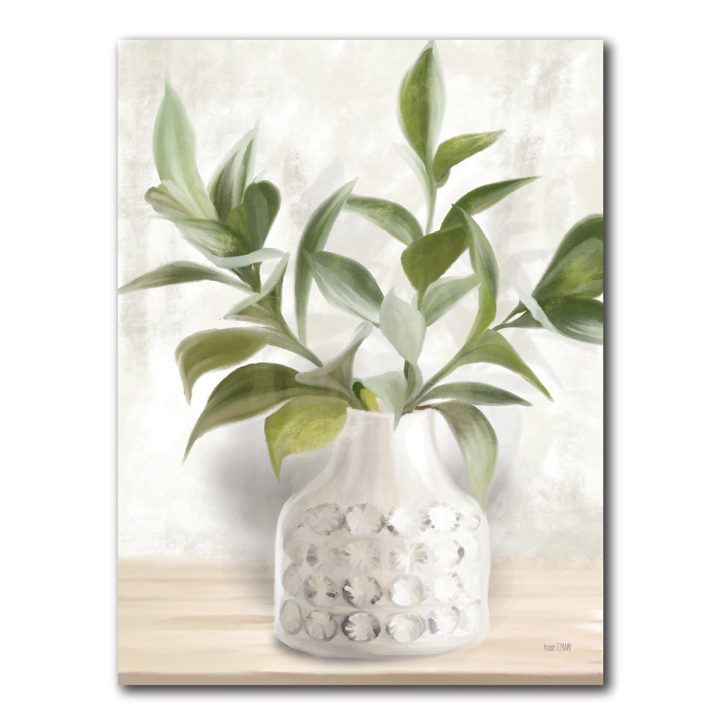Ivory Ficus Stems - Gallery-Wrapped Canvas Wall Art