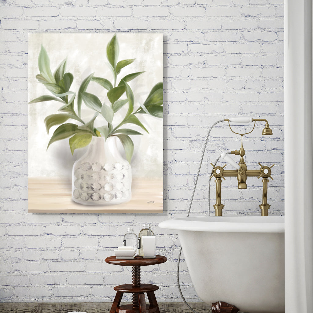 Ivory Ficus Stems - Gallery-Wrapped Canvas Wall Art