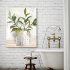 Ivory Ficus Stems - Gallery-Wrapped Canvas Wall Art