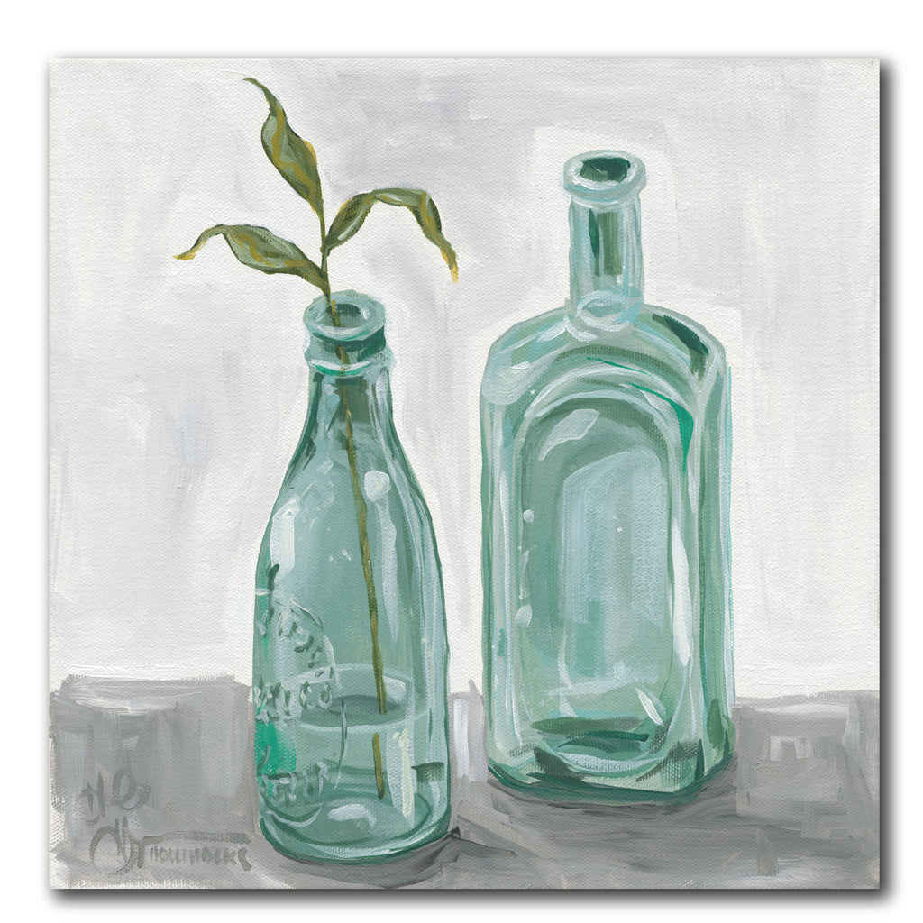 Glass Bottles - Gallery-Wrapped Canvas Wall Art