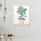 Fiddle Leaf Fig - Gallery-Wrapped Canvas Wall Art