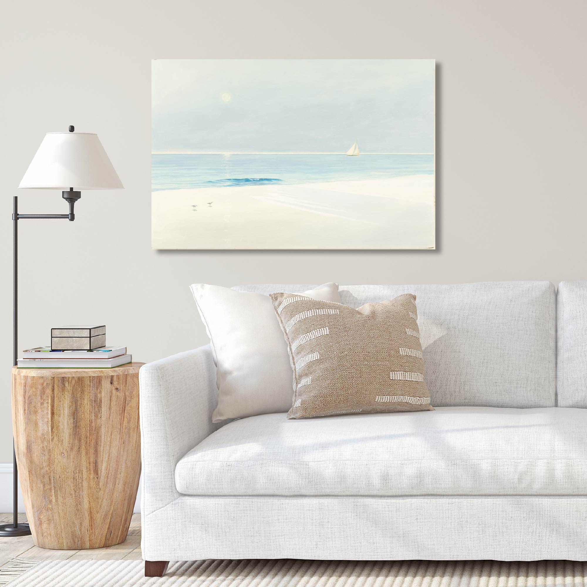 Serene Beach - Gallery-Wrapped Canvas Wall Art