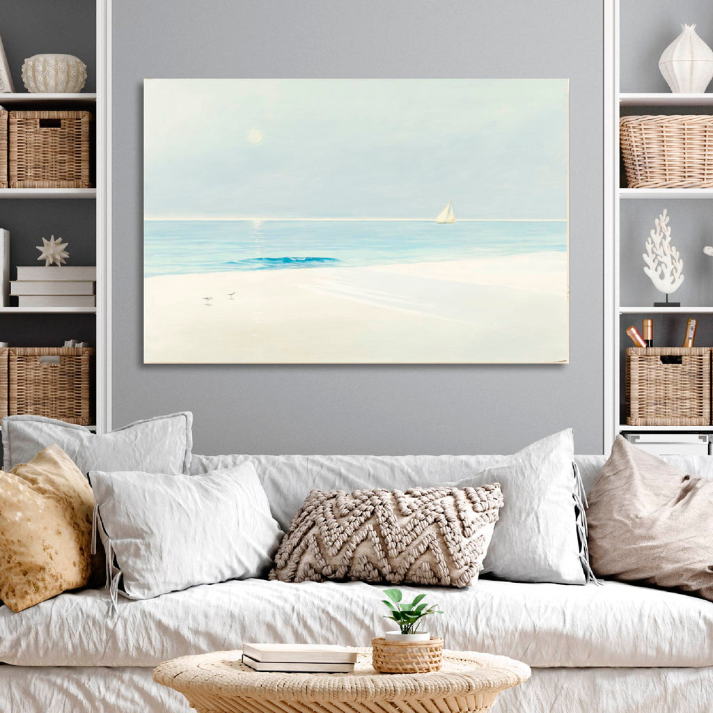 Serene Beach - Gallery-Wrapped Canvas Wall Art
