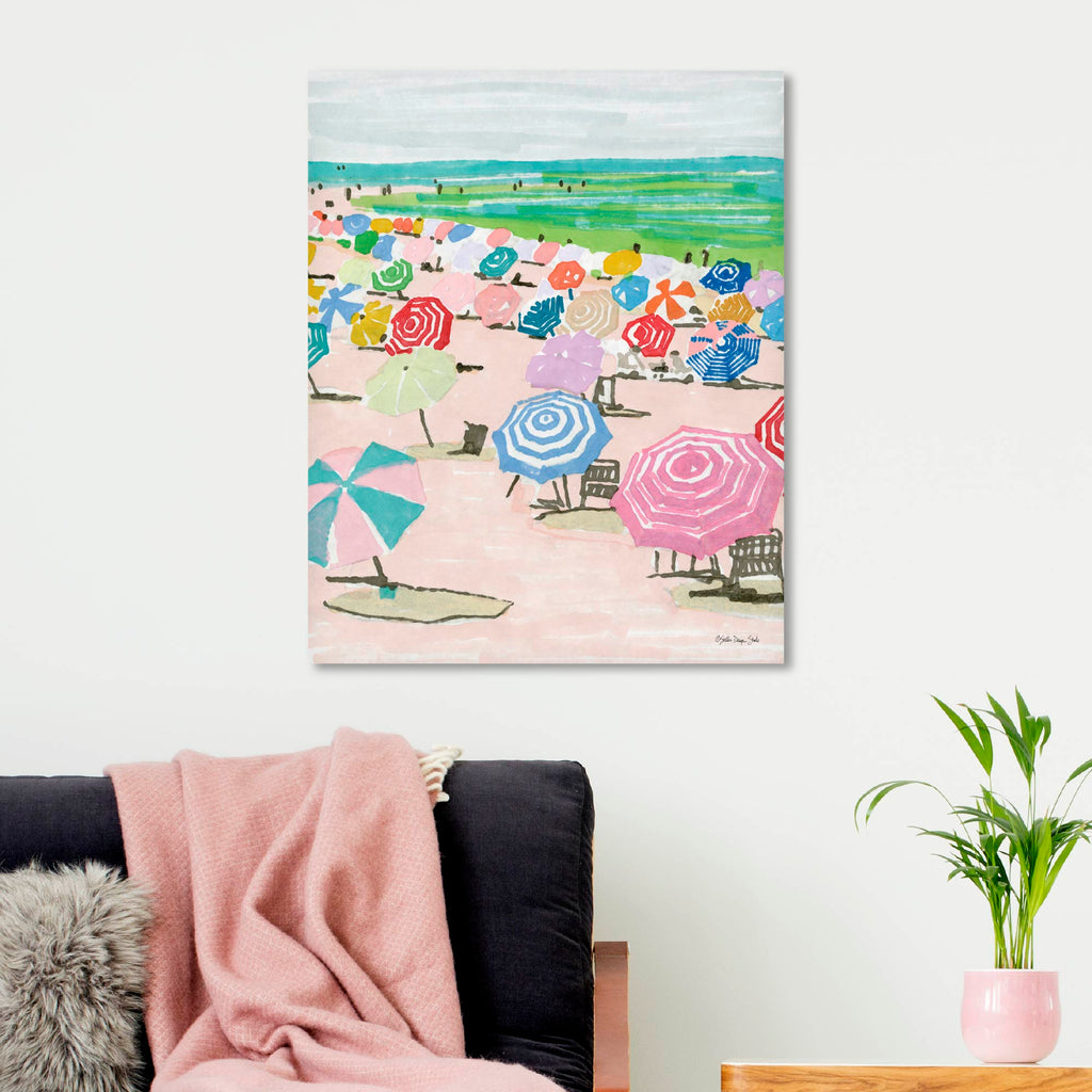 Beach Days I - Gallery-Wrapped Canvas Wall Art