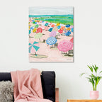 Beach Days I - Gallery-Wrapped Canvas Wall Art