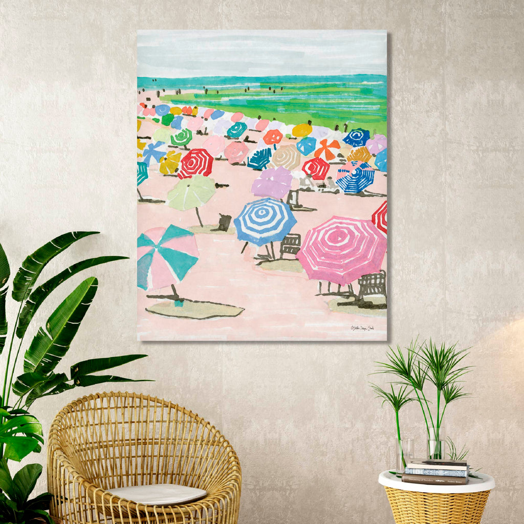 Beach Days I - Gallery-Wrapped Canvas Wall Art