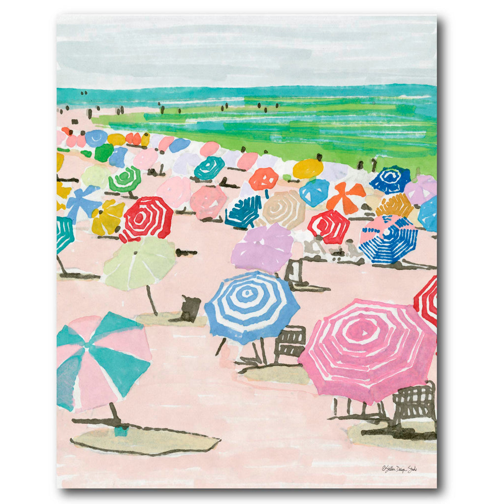 Beach Days I - Gallery-Wrapped Canvas Wall Art