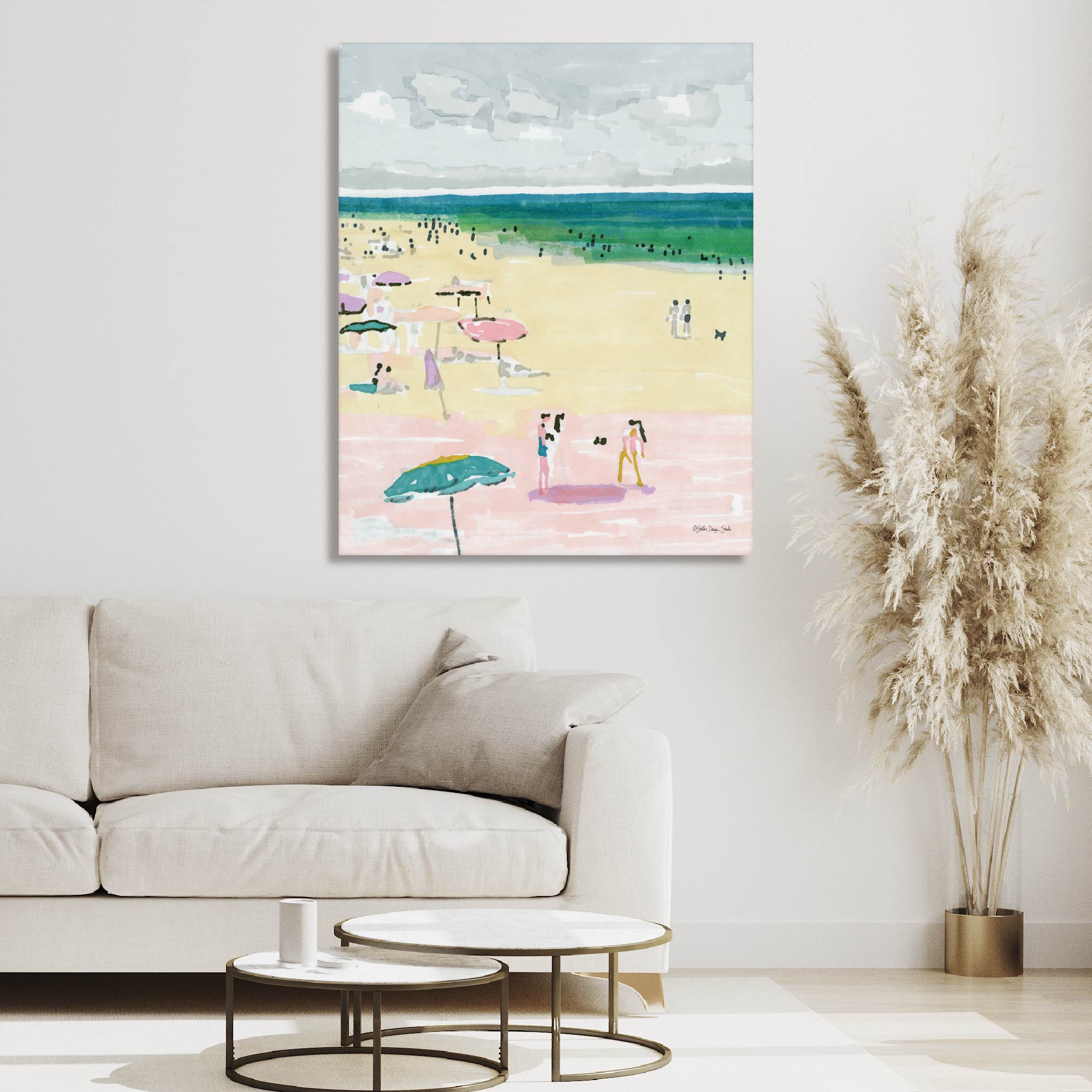 Beach Days II - Gallery-Wrapped Canvas Wall Art