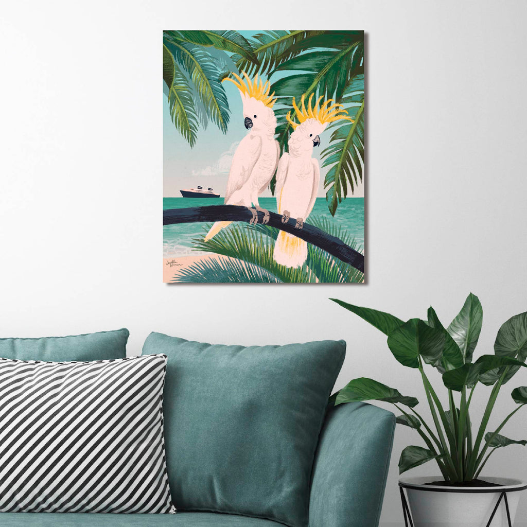 Welcome to Paradise IX - Gallery-Wrapped Canvas Wall Art