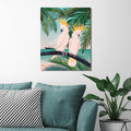 Welcome to Paradise IX - Gallery-Wrapped Canvas Wall Art