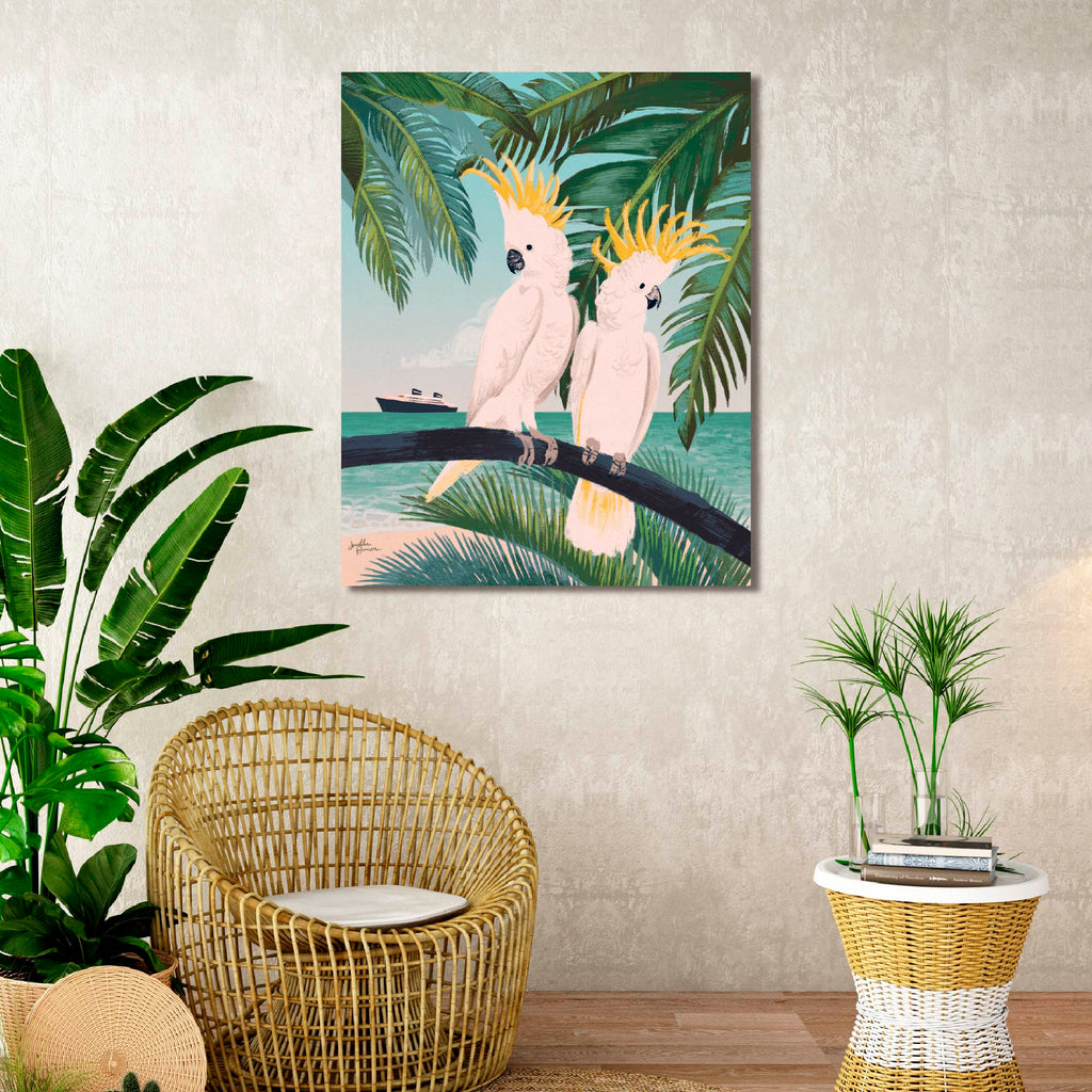 Welcome to Paradise IX - Gallery-Wrapped Canvas Wall Art