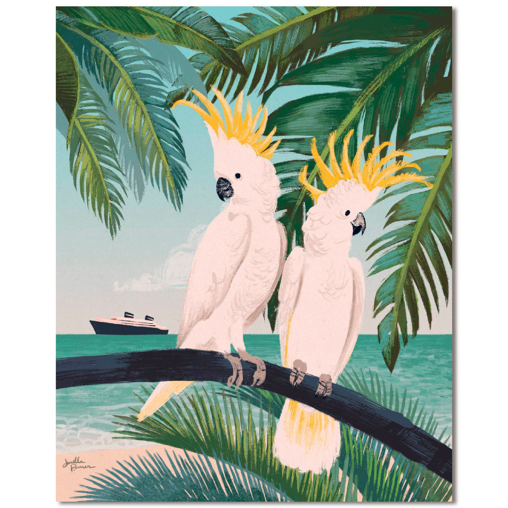 Welcome to Paradise IX - Gallery-Wrapped Canvas Wall Art