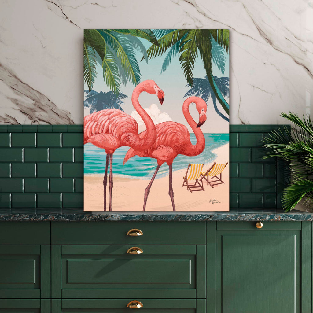 Welcome to Paradise VIII - Gallery-Wrapped Canvas Wall Art