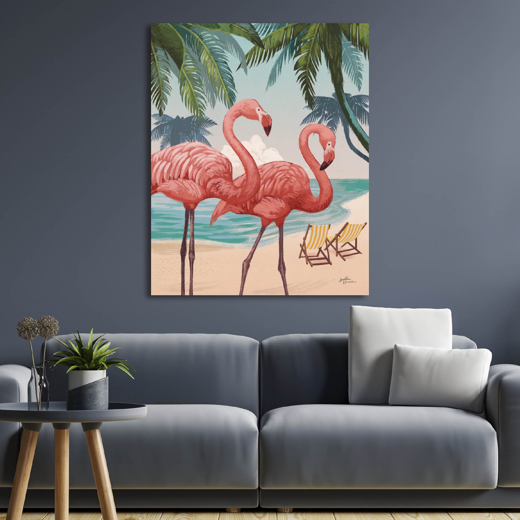 Welcome to Paradise VIII - Gallery-Wrapped Canvas Wall Art