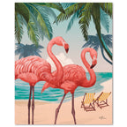 Welcome to Paradise VIII - Gallery-Wrapped Canvas Wall Art