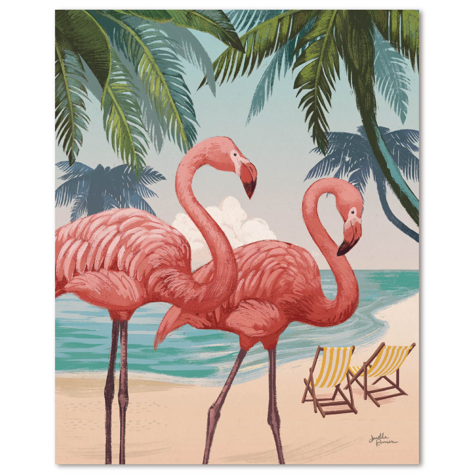 Welcome to Paradise VIII - Gallery-Wrapped Canvas Wall Art