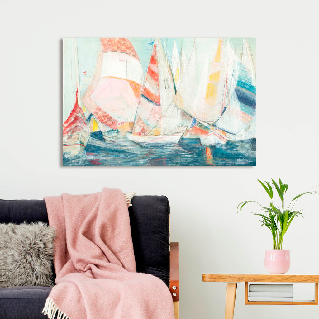 Rounding the Mark - Gallery-Wrapped Canvas Wall Art
