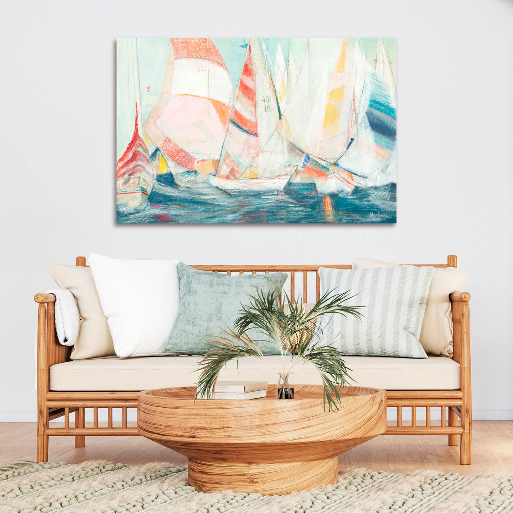 Rounding the Mark - Gallery-Wrapped Canvas Wall Art