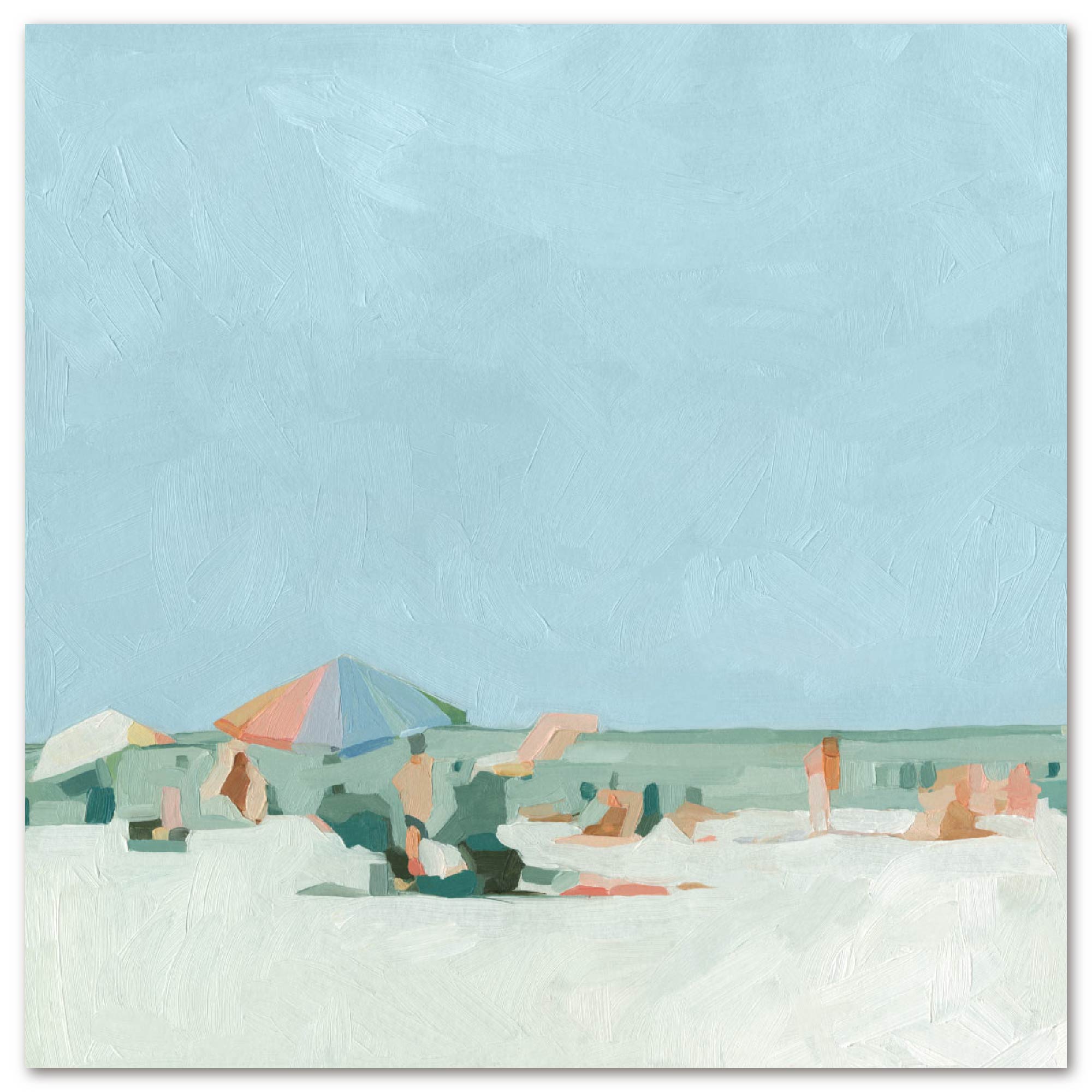 Summer Palette I - Gallery-Wrapped Canvas Wall Art