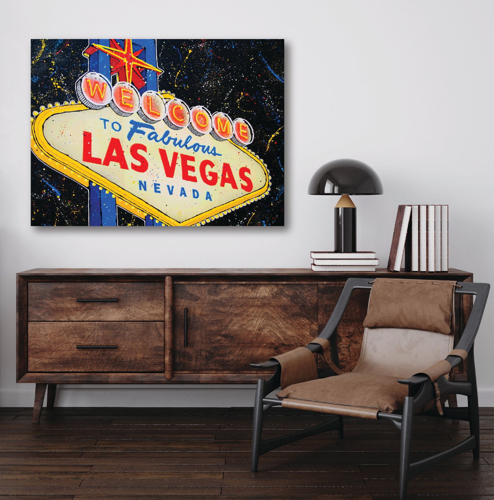 Studio Series - Las Vegas Sign - Gallery-Wrapped Canvas Wall Art