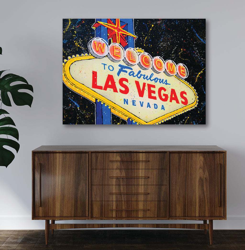 Studio Series - Las Vegas Sign - Gallery-Wrapped Canvas Wall Art