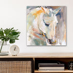 Watercolor Stallion I - Gallery Wrapped Canvas