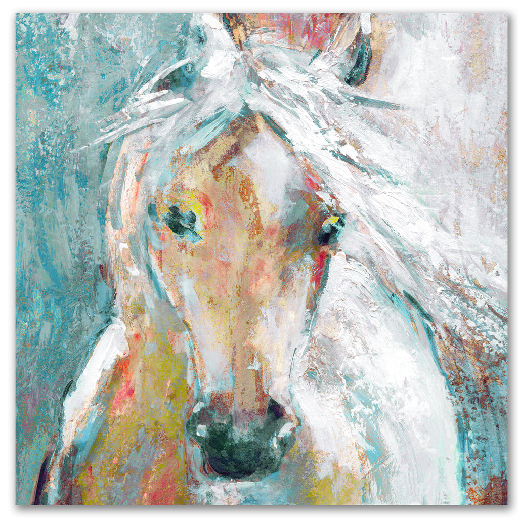 Watercolor Stallion II - Gallery Wrapped Canvas