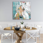Watercolor Stallion II - Gallery Wrapped Canvas