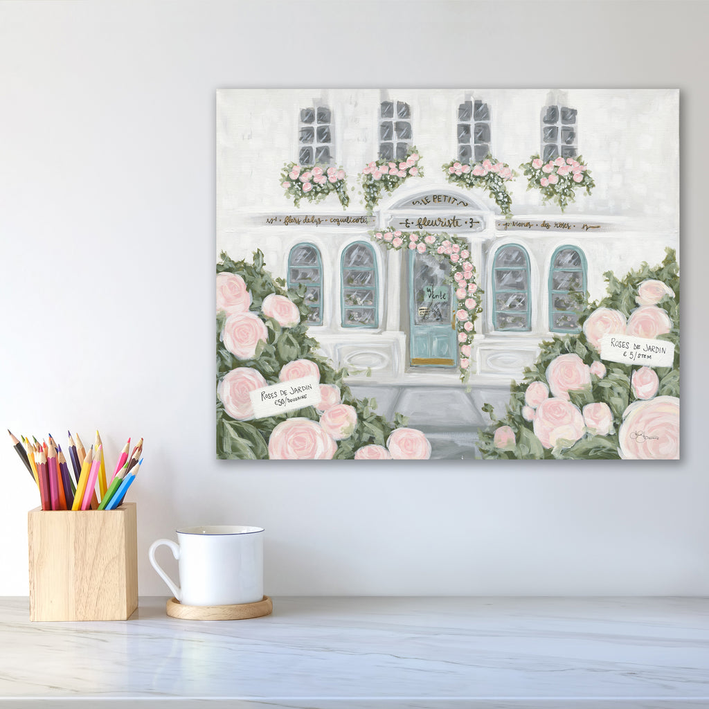 Le Petit Fleuriste - Gallery Wrapped Canvas