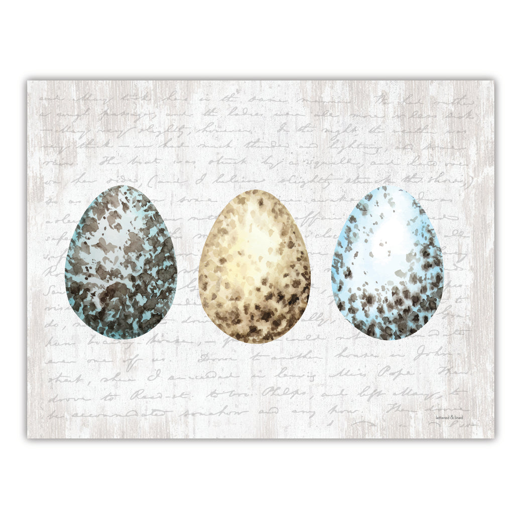 Spring Speckled Eggs - Gallery Wrapped Canvas