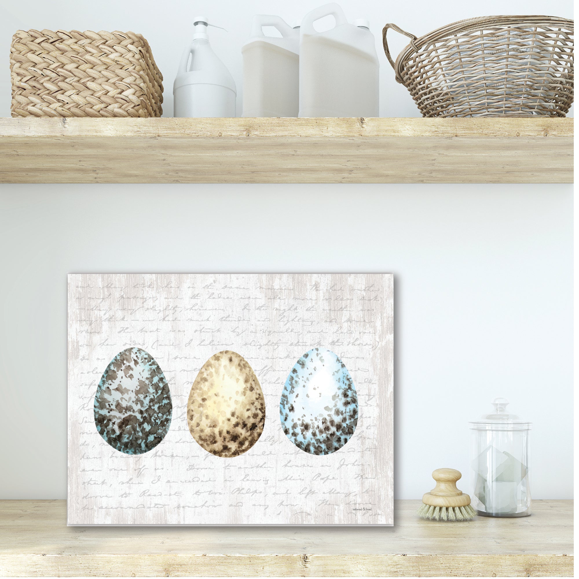 Spring Speckled Eggs - Gallery Wrapped Canvas