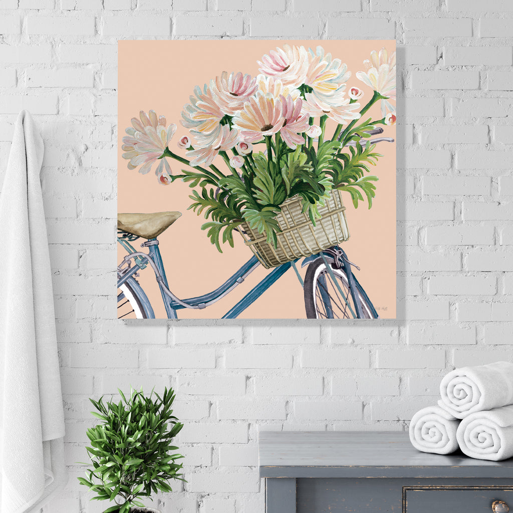 Coral Flowers I - Gallery Wrapped Canvas