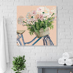 Coral Flowers I - Gallery Wrapped Canvas