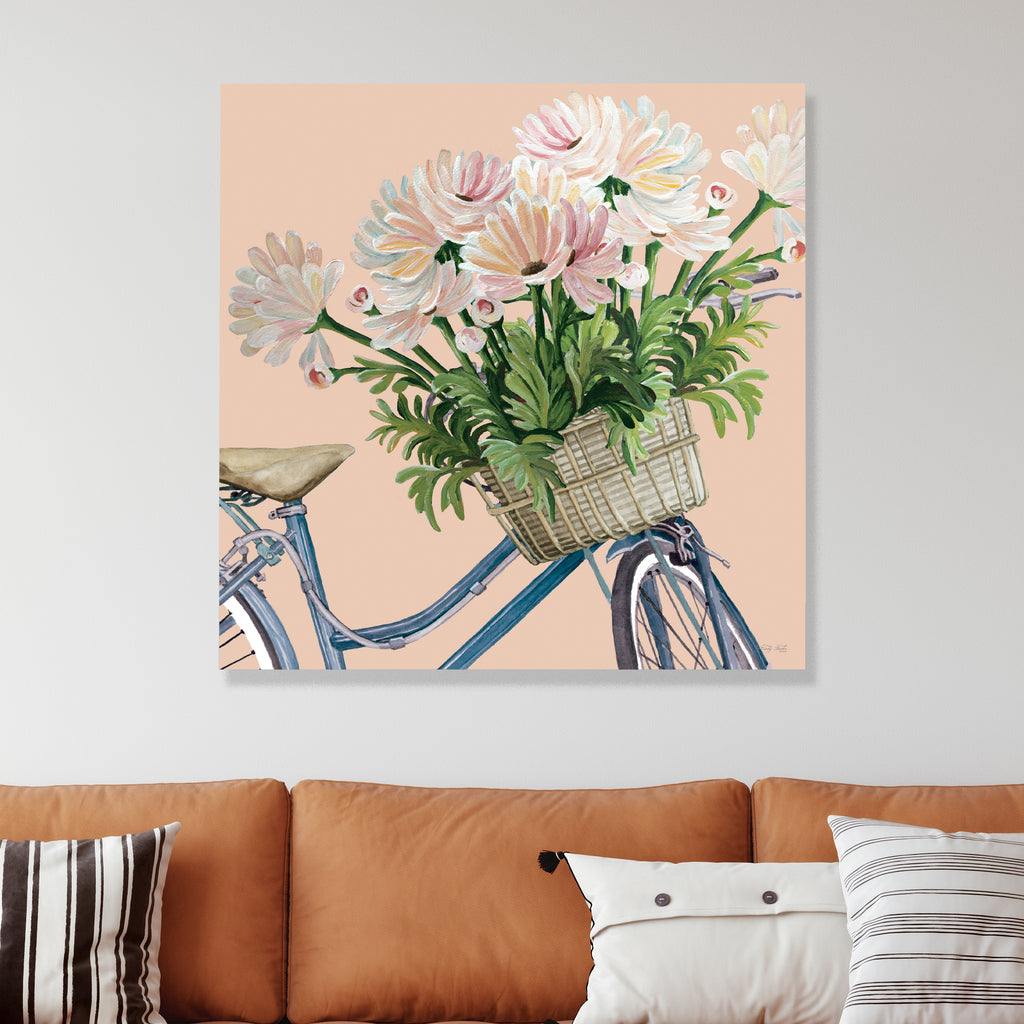 Coral Flowers I - Gallery Wrapped Canvas