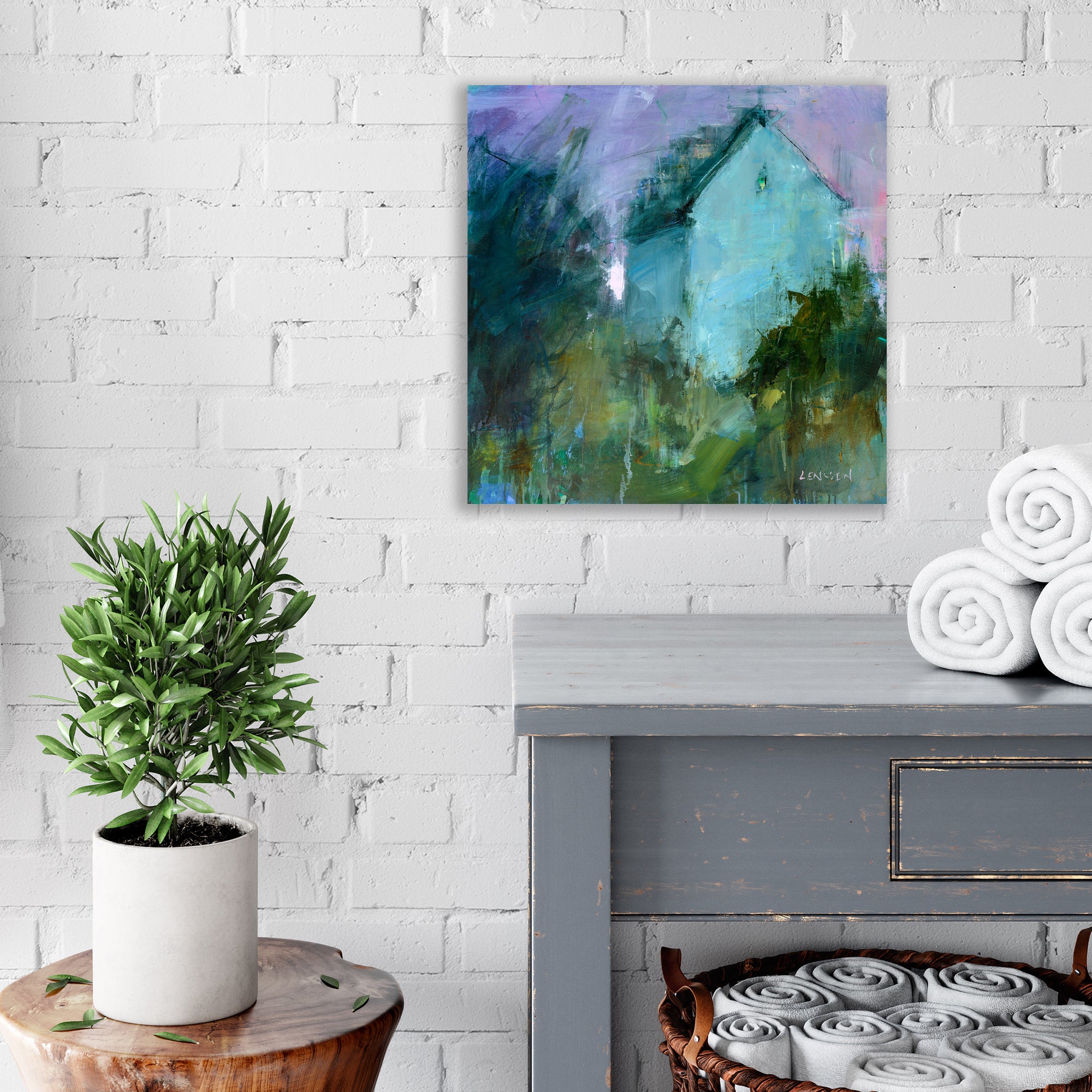 Farm Patchwork I - Gallery-Wrapped Canvas Wall Art