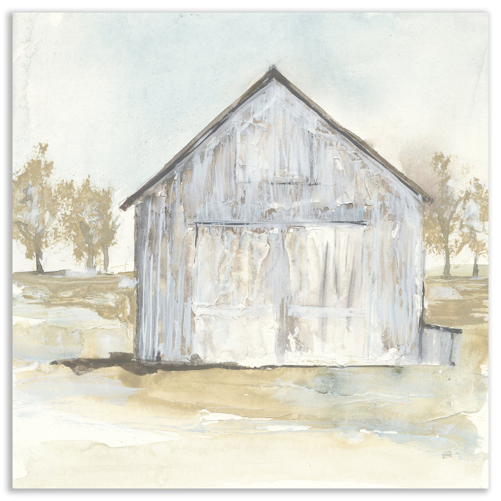 White Barn I - Gallery-Wrapped Canvas Wall Art