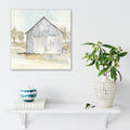 White Barn I - Gallery-Wrapped Canvas Wall Art