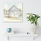 White Barn I - Gallery-Wrapped Canvas Wall Art