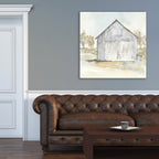 White Barn I - Gallery-Wrapped Canvas Wall Art