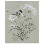 Bouquet of Grace Bird I - Gallery-Wrapped Canvas Wall Art