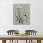 Bouquet of Grace Bird II - Gallery-Wrapped Canvas Wall Art