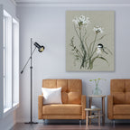 Bouquet of Grace Bird II - Gallery-Wrapped Canvas Wall Art