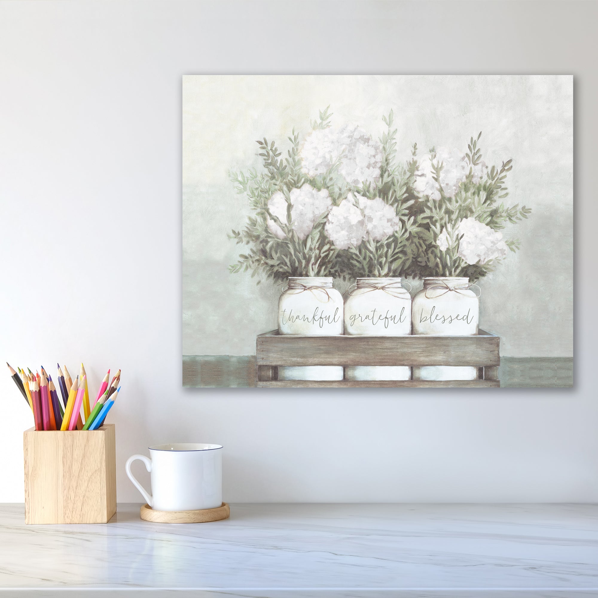 Gather Jars - Gallery-Wrapped Canvas Wall Art