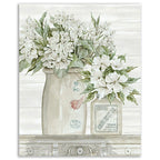 Floral Country Crocks - Gallery-Wrapped Canvas Wall Art