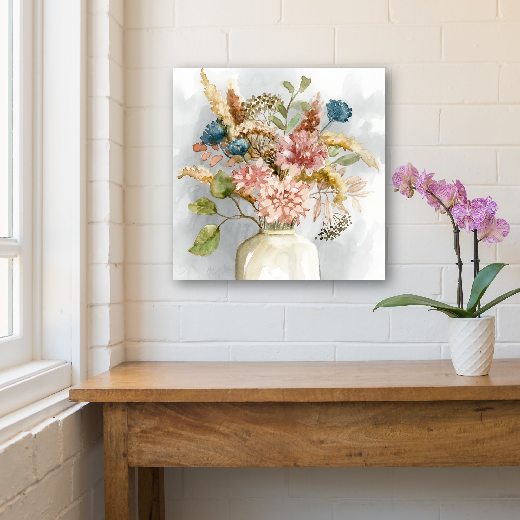Hydrangea Retreat - Gallery-Wrapped Canvas Wall Art