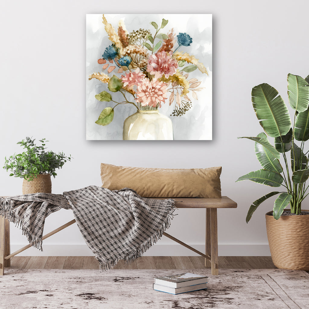 Hydrangea Retreat - Gallery-Wrapped Canvas Wall Art